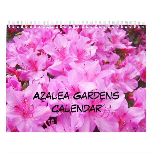 Azaleas Gardens Kalender Rosa (Titelbild)