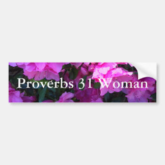 Azaleas Proverbs 31 Autoaufkleber