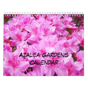 Azaleen-Garten-Kalender-Rosa-weiße orange Azalee Kalender