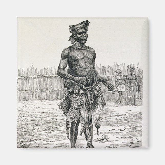 Azandeh Binsa oder Hexendoktor Magnet (Vorne)