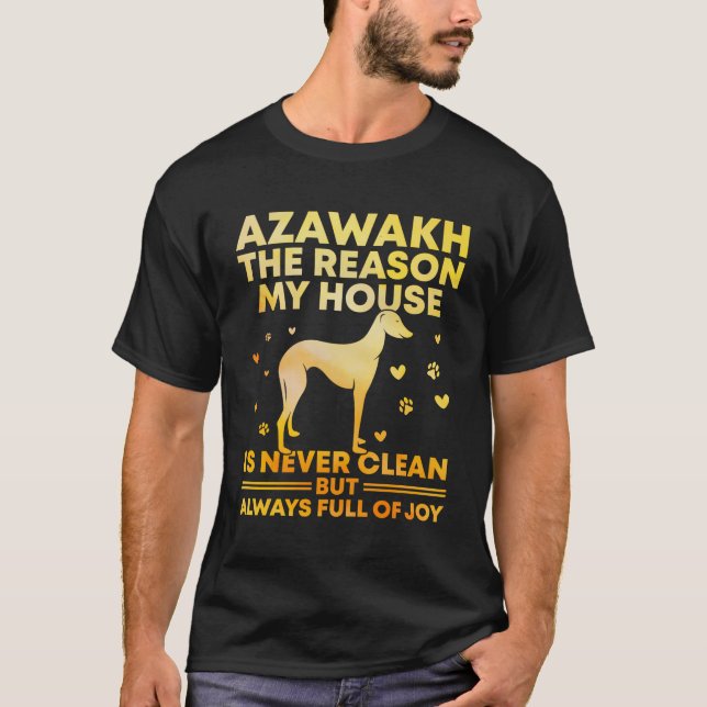 Azawakh Dog Owner Arabian Greyhound Tuareg Sloughi T-Shirt (Vorderseite)