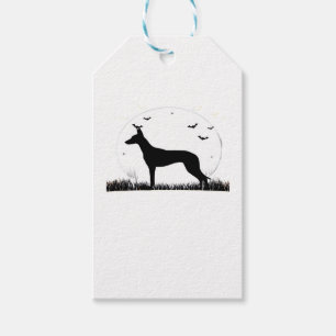 Azawakh Hund � Halloween Moon Silhouette Classic T Geschenkanhänger