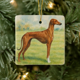 Azawakh Keramikornament