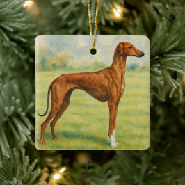 Azawakh Keramikornament