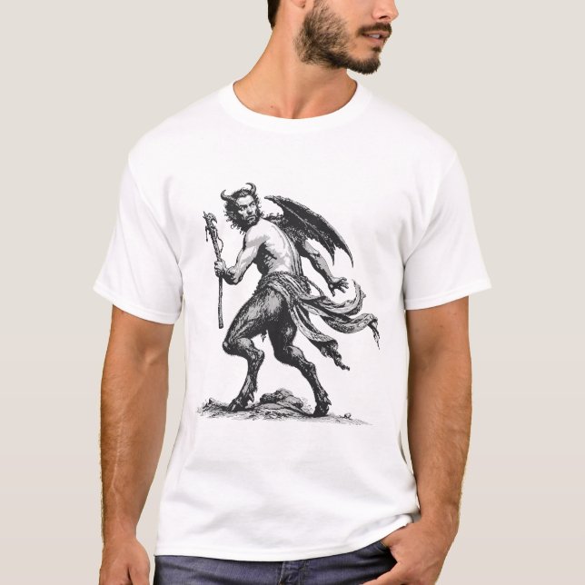 Azazel Ein Mythischer Eldritch T-Shirt (Vorderseite)