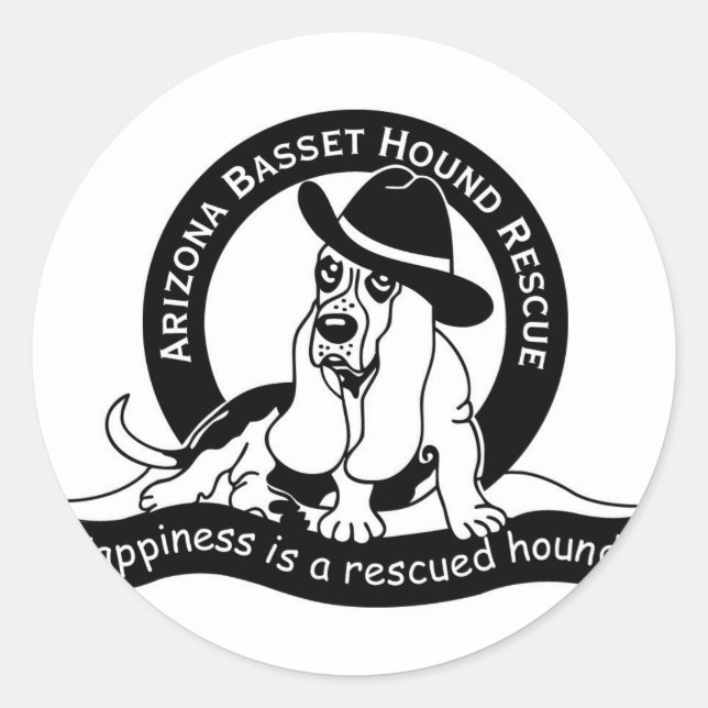 AZBHR-LOGO RUNDER AUFKLEBER (Vorderseite)