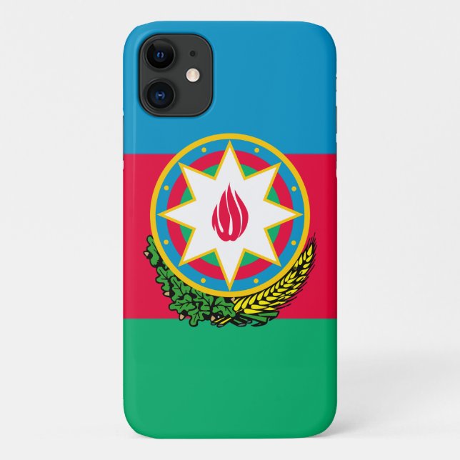 Azerbaidschan-Symbol Case-Mate iPhone Hülle (Rückseite)