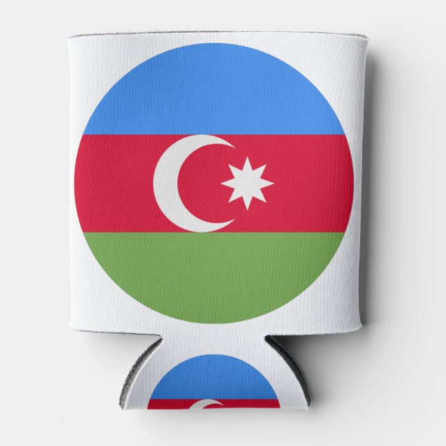 Azerbaijan Flag Dosenkühler (Vorderseite)