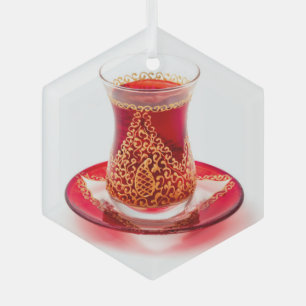Azerbaijani tea ornament aus glas