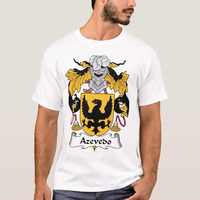 Azevedo Familienwappen T-Shirt (Vorderseite)