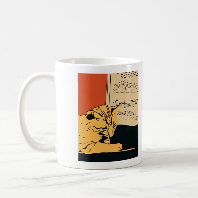 AZI Piano Cat Tasse (Links)