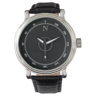 Azimuth Compass Novelty Armbanduhr