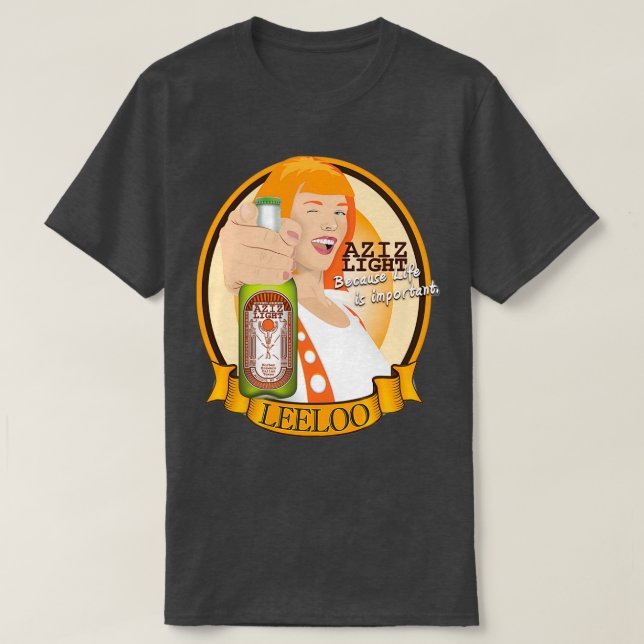 Aziz Light Ad  T-Shirt (Design vorne)