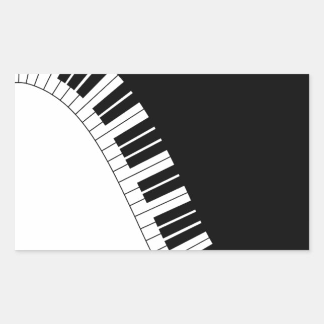 Aziza Keyboard Instruments Rechteckiger Aufkleber (Vorderseite)