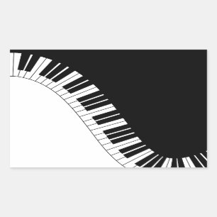 Aziza Keyboard Instruments Rechteckiger Aufkleber