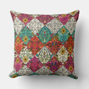 Aziza-Patchwork Kissen