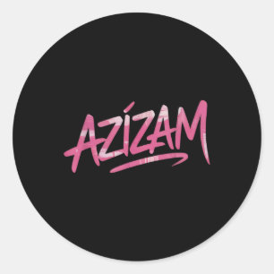 Azizam Runder Aufkleber