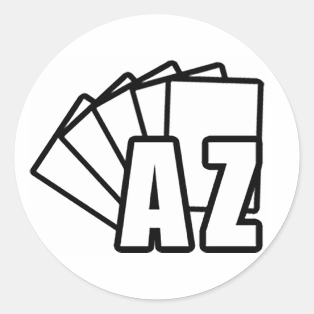 AZMagicPlayers.com Round Aufkleber (Vorderseite)