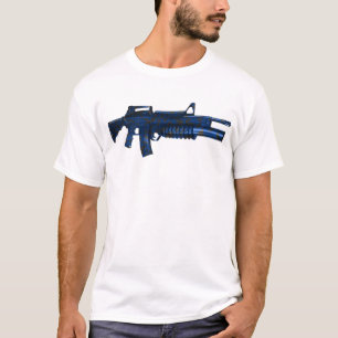 Azmodeus Camouflage blaues M16, T - Shirt