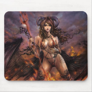 Azmodeus dunkle Engel "Charon", Mausunterlage Mousepad
