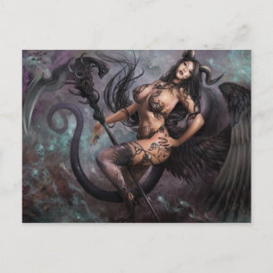 Azmodeus Dunkle Engel "Helchen", Postkarte
