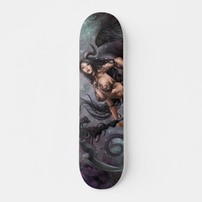 Azmodeus dunkle Engel "Helchen", Skateboard (Vorne)