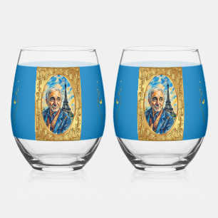 AZNAVOUR Ա ն ա զ ո վ ւ ր Trinkbehälter Set Weinglas Ohne Stiel