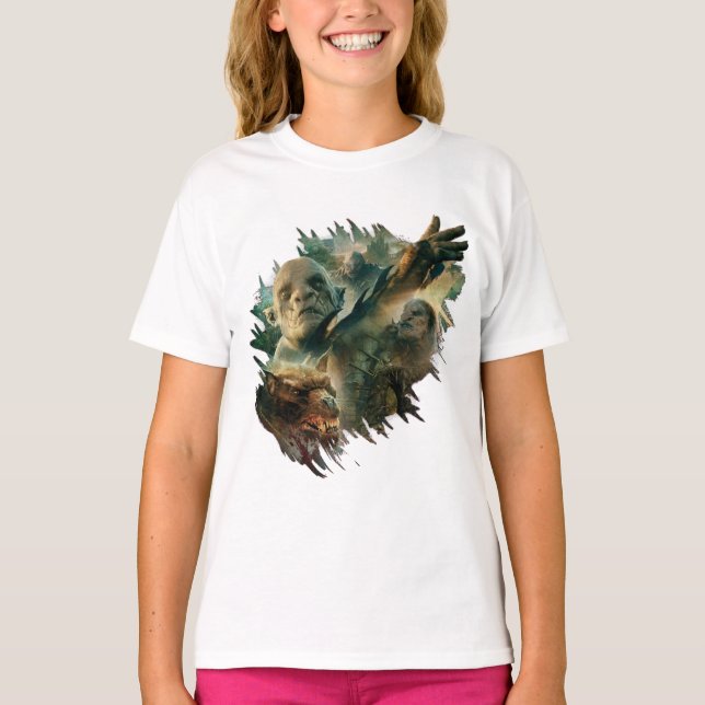 Azog, Narzug und Bolg Graphic T-Shirt (Vorderseite)