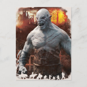 Azog & Orcs Silhouette Graphic Postkarte