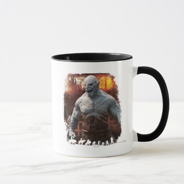 Azog & Orcs Silhouette Graphic Tasse (Rechts)