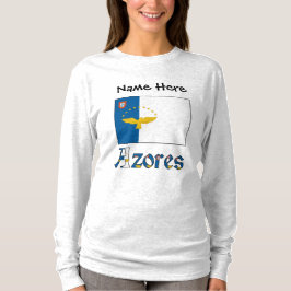 Azoren Azorean-Flagge Personalisiert T-Shirt