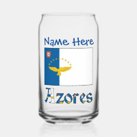 Azoren Azorean Flaggen Blaue Personalisierung