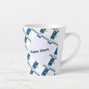 Azoren Azoreanische Flagge Personalisiert Milchtasse