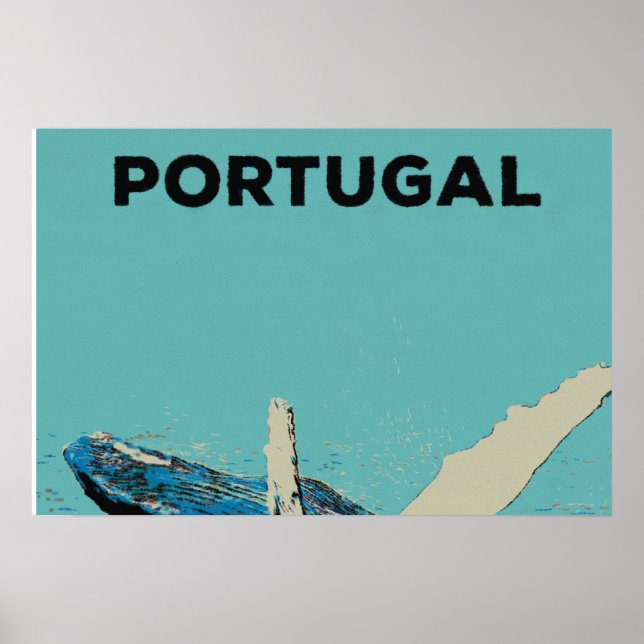 Azoren Buckelwal - Beispiel Portugal Poster (Vorne)