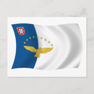 Azoren Flag Postkarte