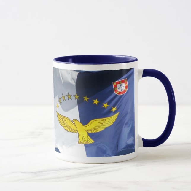 Azoren-Flagge Tasse (Rechts)