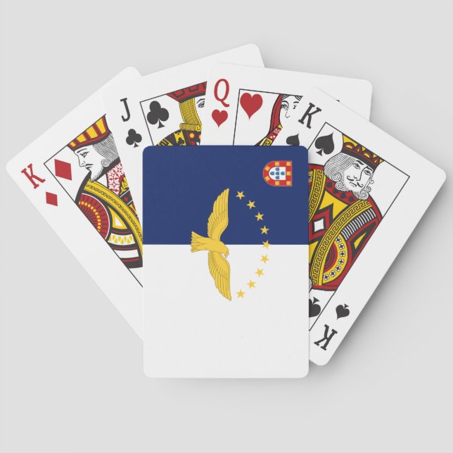 Azoren - Flaggen-Spielkarten Spielkarten (Rückseite)