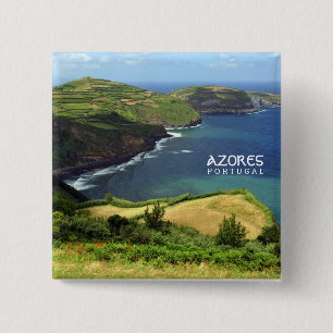Azoren-Inseln Foto, Portugal Button