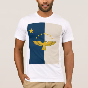 Azoren - Inspiriert T - Shirt mit Flagge Portugals