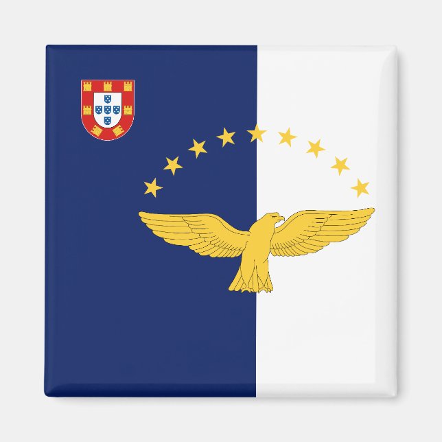 Azoren, Portugal Magnet (Vorne)