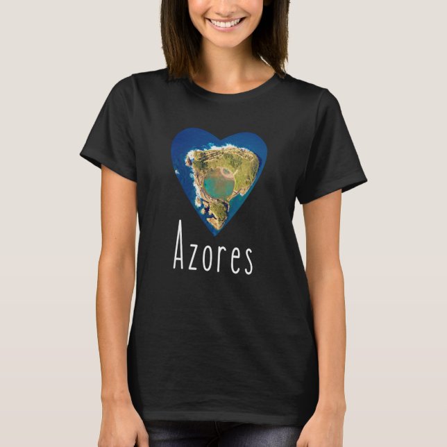 Azoren Portugal Portugal Roots Azoren Souvenirs T-Shirt (Vorderseite)