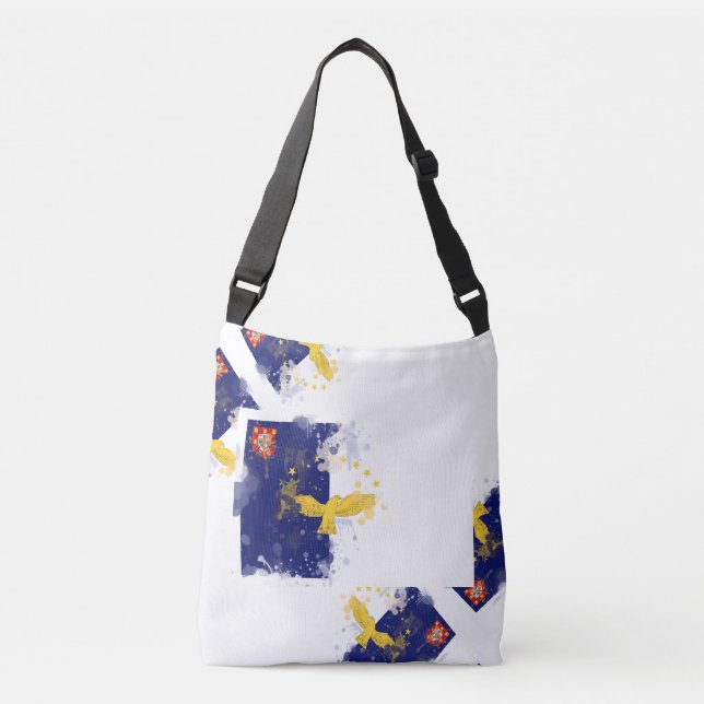 Azoren, Portugal Tragetaschen Mit Langen Trägern (Vorderseite)