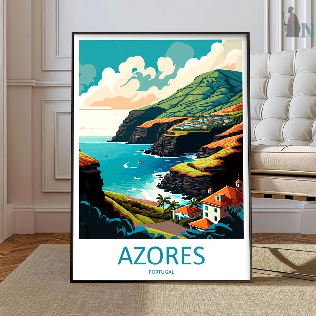 Azoren Reise Druck Wandkunst Azoren Wandbehang H Poster (Von Creator hochgeladen)