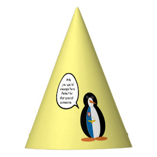 Azoren Vortrag von Penguin Personalisiert Partyhütchen