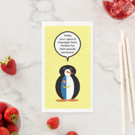 Azoren Vortrag von Penguin Personalisiert Serviette