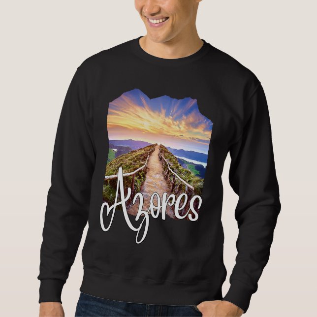 Azores Souvenirs Portuguese Roots Azores Sweatshirt (Vorderseite)