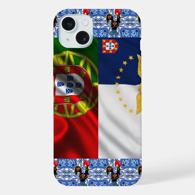 Azorische Entwürfe iPhone Hülle (Rückseite)