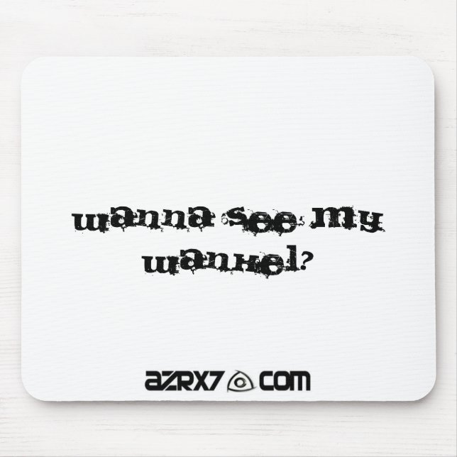 AZRX7sticker, wollen, um mein wankel zu sehen? Mousepad (Vorne)