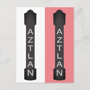 Aztalan-Theater-Schilder Postkarte