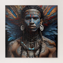 Aztec Abstrakt Vibranal Fusion Art